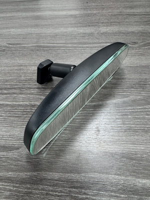 Wrap around glass rear view mirror
