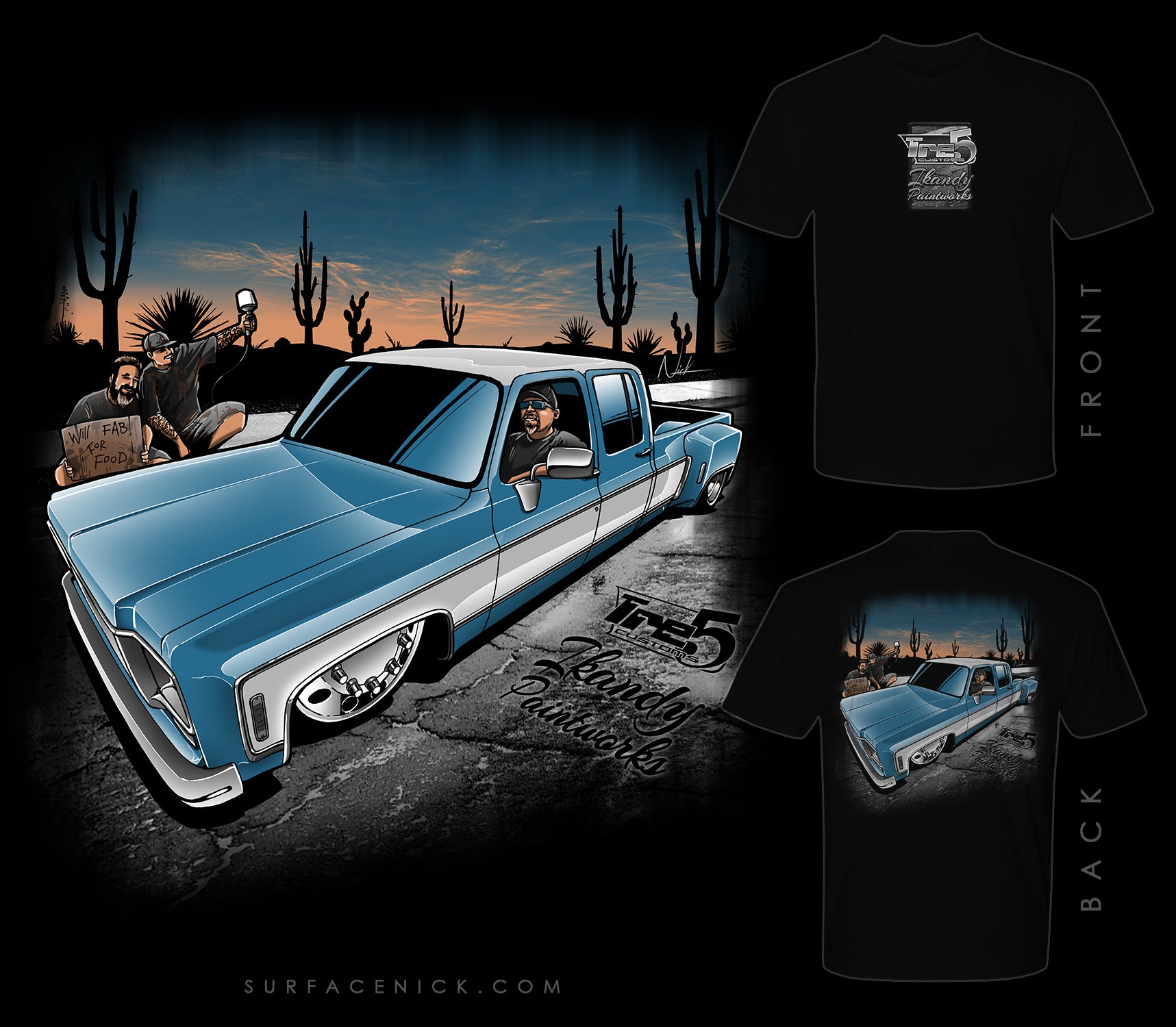 Dually Tee (only V necks left!!!)